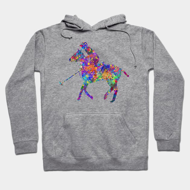 Polo rider Hoodie by Yahya Art